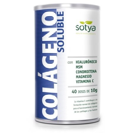 Colageno con hialuronico. MSM. condroitina. magensio y vitamina C sabor fresa - Polvo 400 gr