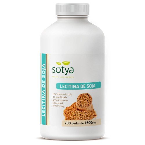 Lecitina de soja 200u Perlas 1600 mg Sotya