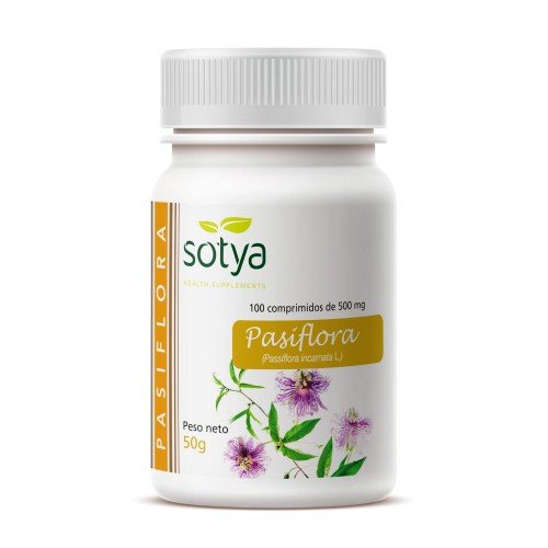 Pasiflora 100u Comprimidos 500 mg Sotya