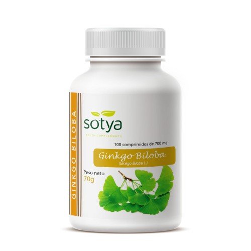 Gingko Biloba 100u Comprimidos 700 mg Sotya