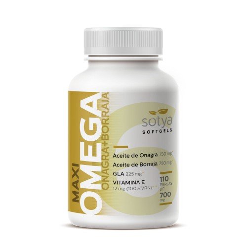 Onagra y borraja (maxi omega 6) 110u Perlas 700 mg Sotya