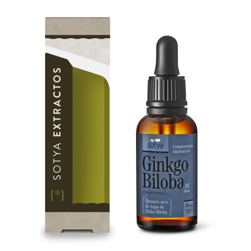 Extracto de gingko biloba - Gotero 50 ml Sotya