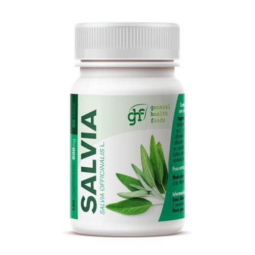Salvia Comprimidos 100u 500 mg GHF