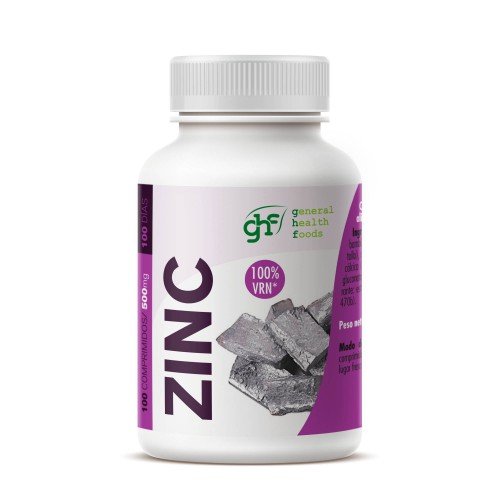 Zinc Comprimidos 100u 500 mg GHF