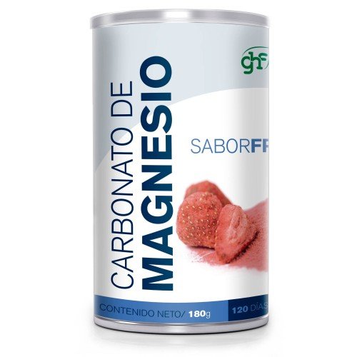 Carbonato de magnesio de fresa Bote - 180 gr GHF