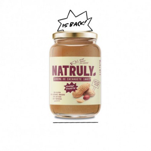 Crema de cacahuete smoothy Bote 500 gr Natruly