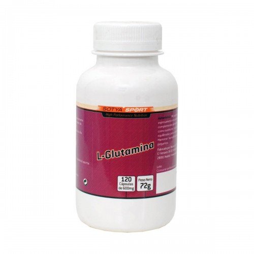 L-Glutamina 120u Capsulas 600 mg Sotya
