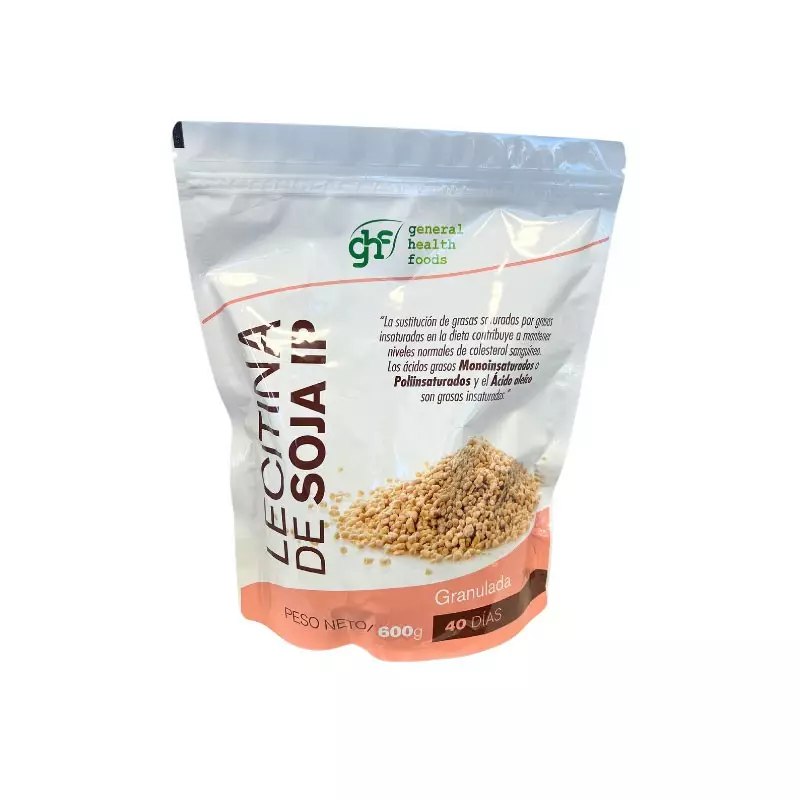 Lecitina de soja IP Bolsa - 600 gr GHF
