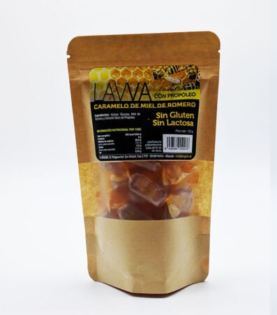 Caramelos de miel de romero y propóleo Bolsa 100 gr