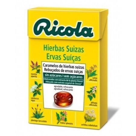 Caramelos de hierbas suizas con stevia
