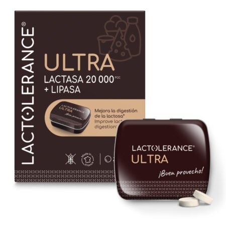 Lactolerance ultra lactasa 20.000FCC + lipasa 36 cápsulas
