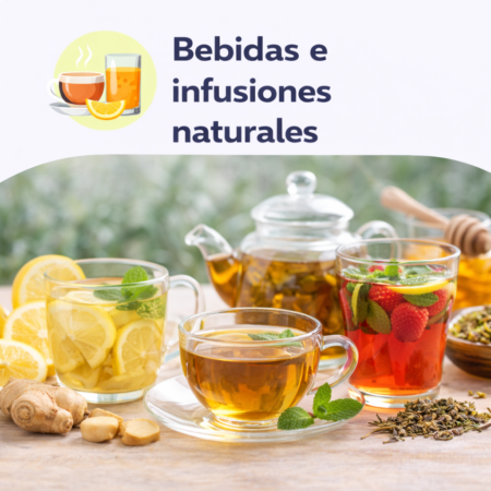 Bebidas e infusiones naturales
