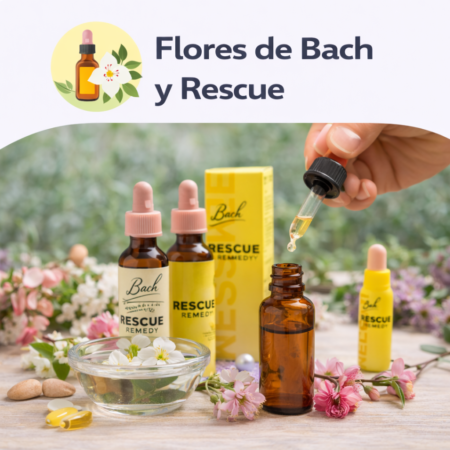 Flores de bach originales y rescue