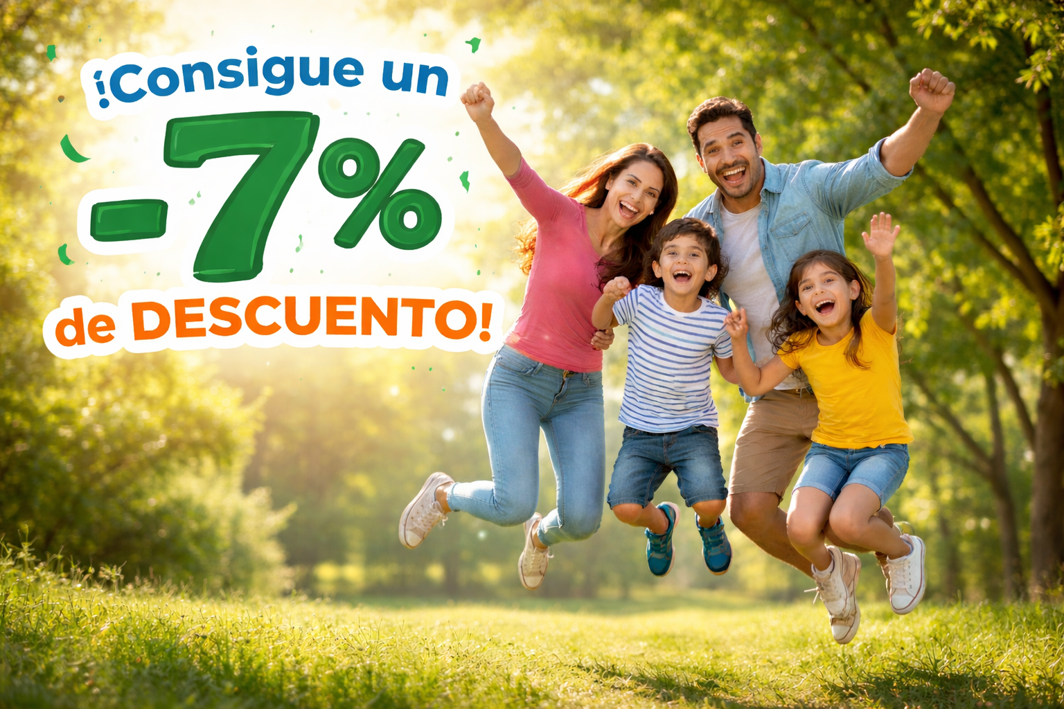 Consigue tu 7% de descuento