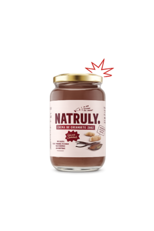 Crema de cacahuete de vainilla y canela Bote 500 gr